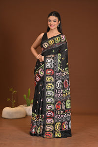 BLENDED SILK KANTHA SAREE