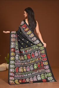 BLENDED SILK KANTHA SAREE