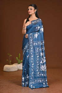 BLENDED SILK KANTHA SAREE