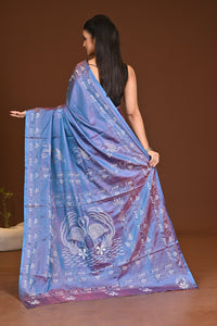 BLENDED SILK KANTHA SAREE