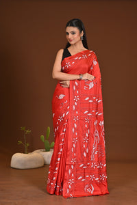 BLENDED SILK KANTHA SAREE