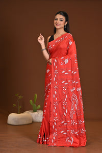 BLENDED SILK KANTHA SAREE