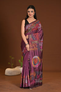 BLENDED SILK KANTHA SAREE