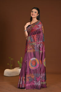 BLENDED SILK KANTHA SAREE