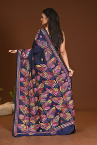 BLENDED SILK KANTHA SAREE
