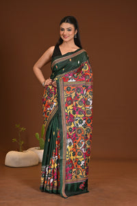 BLENDED SILK KANTHA SAREE