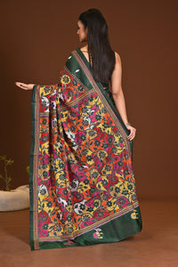 BLENDED SILK KANTHA SAREE