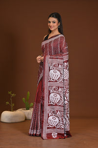 BLENDED SILK KANTHA SAREE