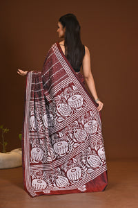 BLENDED SILK KANTHA SAREE