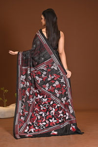 BLENDED SILK KANTHA SAREE