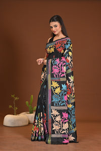 BLENDED SILK KANTHA SAREE