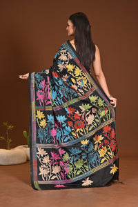 BLENDED SILK KANTHA SAREE
