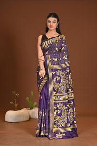 BLENDED SILK KANTHA SAREE