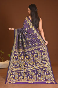 BLENDED SILK KANTHA SAREE