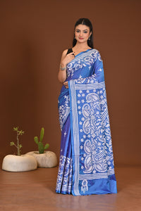 BLENDED SILK KANTHA SAREE