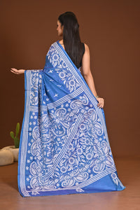 BLENDED SILK KANTHA SAREE