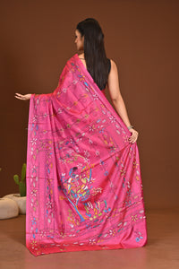 BLENDED SILK KANTHA SAREE