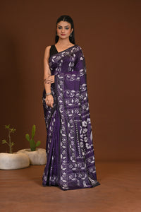 BLENDED SILK KANTHA SAREE