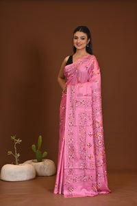 BLENDED SILK KANTHA SAREE