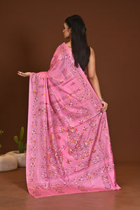 BLENDED SILK KANTHA SAREE