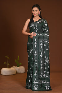 BLENDED SILK KANTHA SAREE