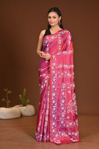 BLENDED SILK KANTHA SAREE