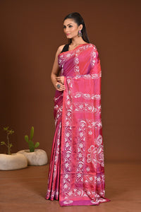 BLENDED SILK KANTHA SAREE