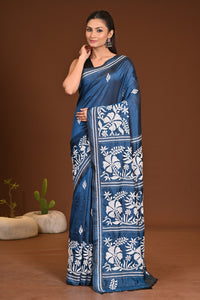 BLENDED SILK KANTHA SAREE
