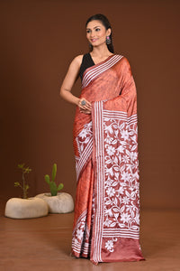 BLENDED SILK KANTHA SAREE