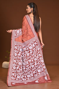 BLENDED SILK KANTHA SAREE