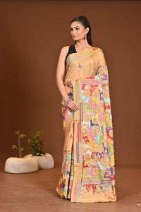 BLENDED SILK KANTHA SAREE