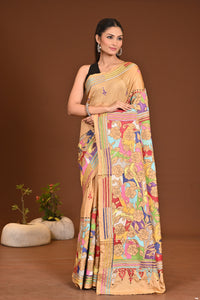 BLENDED SILK KANTHA SAREE