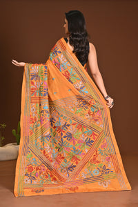 BLENDED SILK KANTHA SAREE