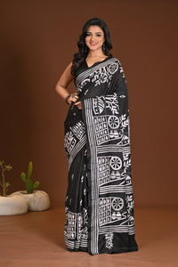 BLENDED SILK KANTHA SAREE