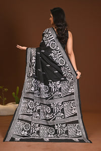 BLENDED SILK KANTHA SAREE