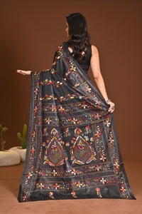 BLENDED SILK KANTHA SAREE