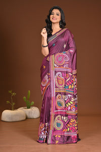 BLENDED SILK KANTHA SAREE