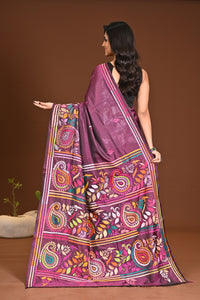 BLENDED SILK KANTHA SAREE