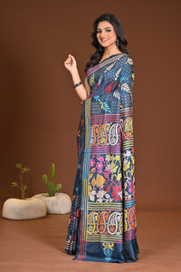BLENDED SILK KANTHA SAREE