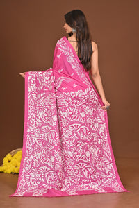 BHORERKOMOL BLENDED SILK KANTHA SAREE