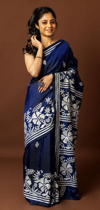 Blended Silk Kantha Saree