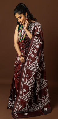 Blended Silk Kantha Saree