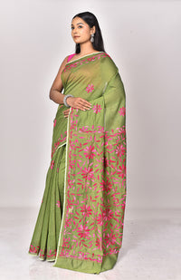 CHANDERI FULKARI SAREE