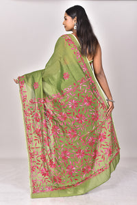 CHANDERI FULKARI SAREE