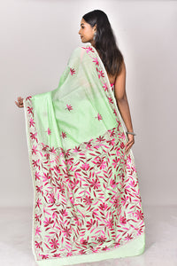 CHANDERI FULKARI SAREE