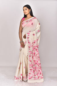 CHANDERI FULKARI SAREE