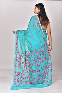 CHANDERI FULKARI SAREE
