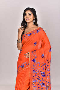 CHANDERI FULKARI SAREE