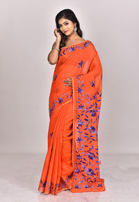 CHANDERI FULKARI SAREE