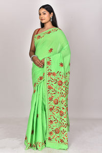 CHANDERI FULKARI SAREE